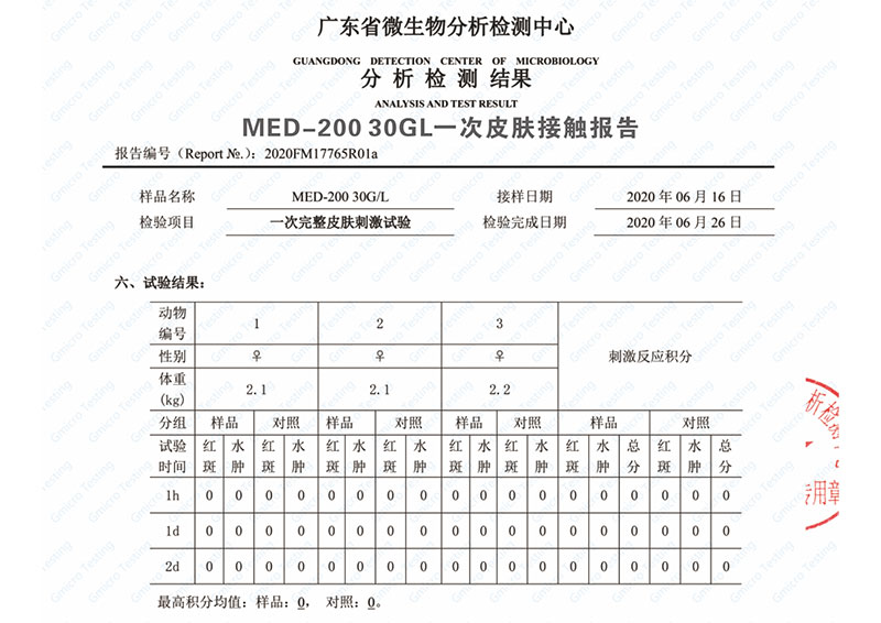 檢測報告